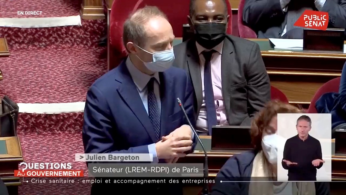 [ QAG ] Julien Bargeton interroge le Gouvernement sur la courbe du chômage