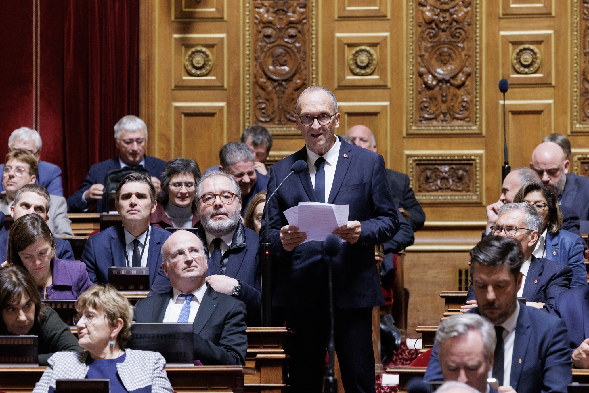 Bernard Buis défend la position du groupe sur la proposition de loi retraites agricoles